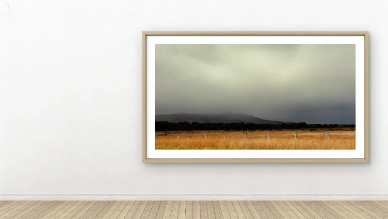 Clouds over Arthurs Seat - Framed