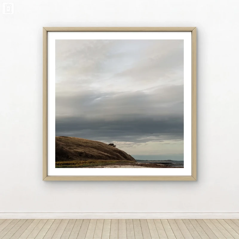 Flinders Cliff Rain - Framed